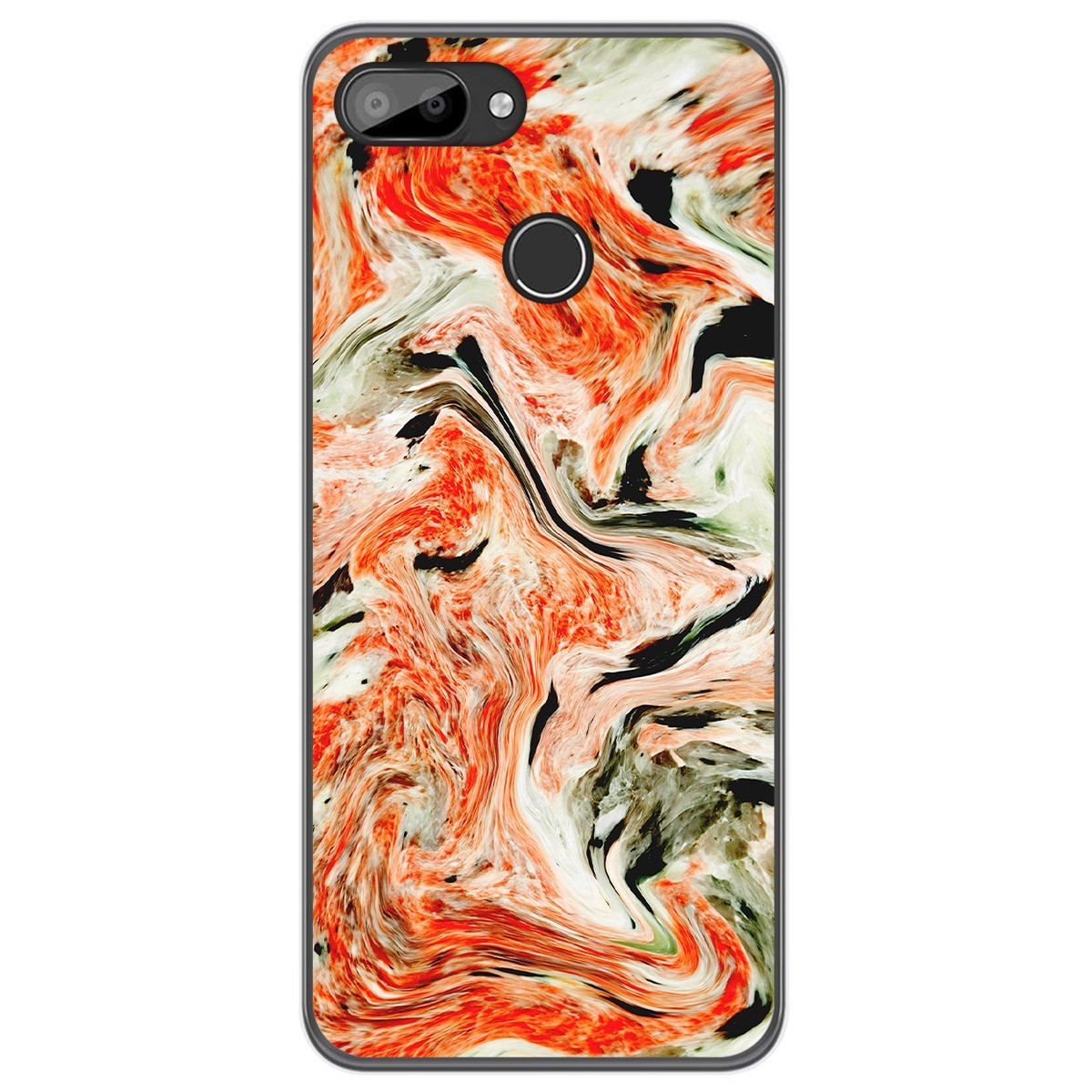 Funda Gel Tpu para Oukitel C11 / C11 Pro diseño Mármol 12 Dibujos