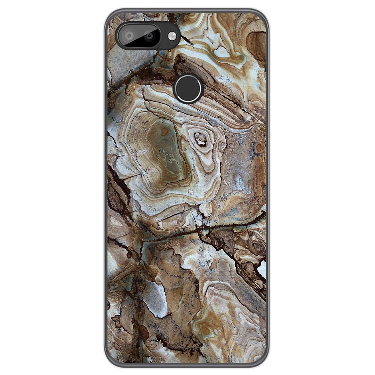 Funda Gel Tpu para Oukitel C11 / C11 Pro diseño Mármol 14 Dibujos