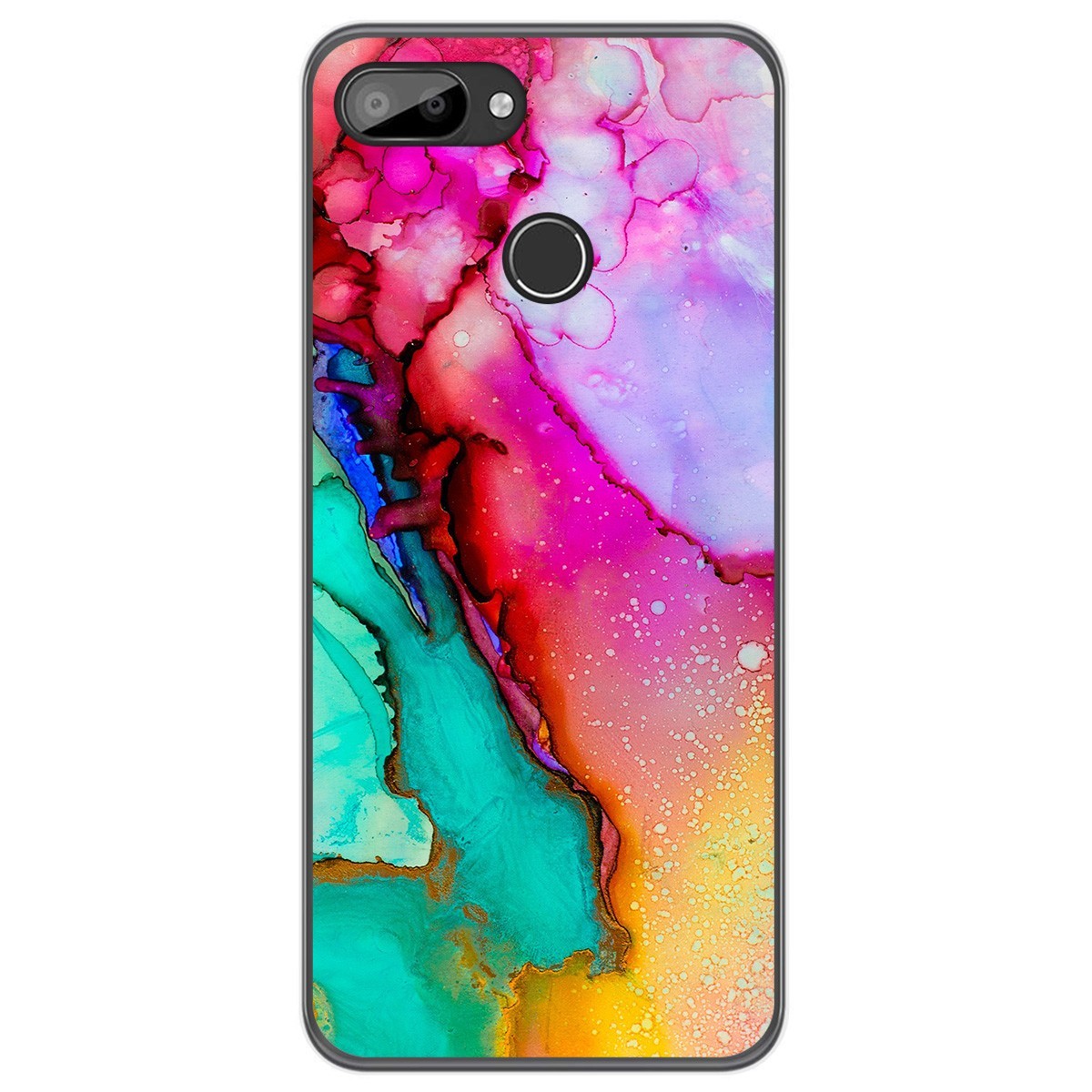 Funda Gel Tpu para Oukitel C11 / C11 Pro diseño Mármol 15 Dibujos