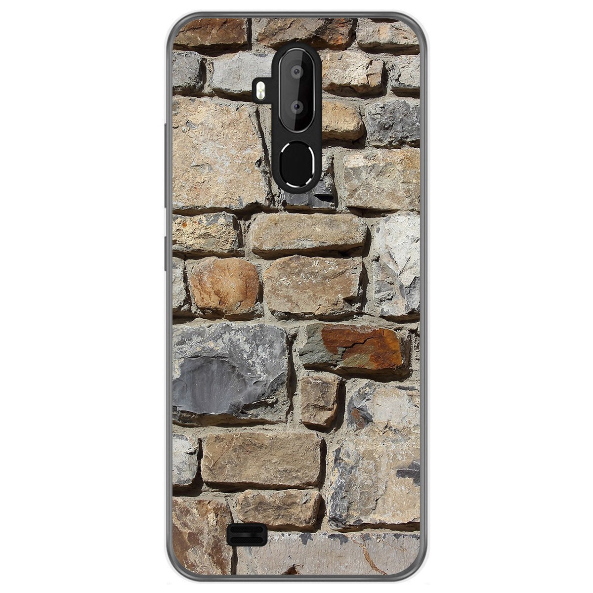 Funda Gel Tpu para Oukitel C12 / C12 Pro diseño Ladrillo 03 Dibujos