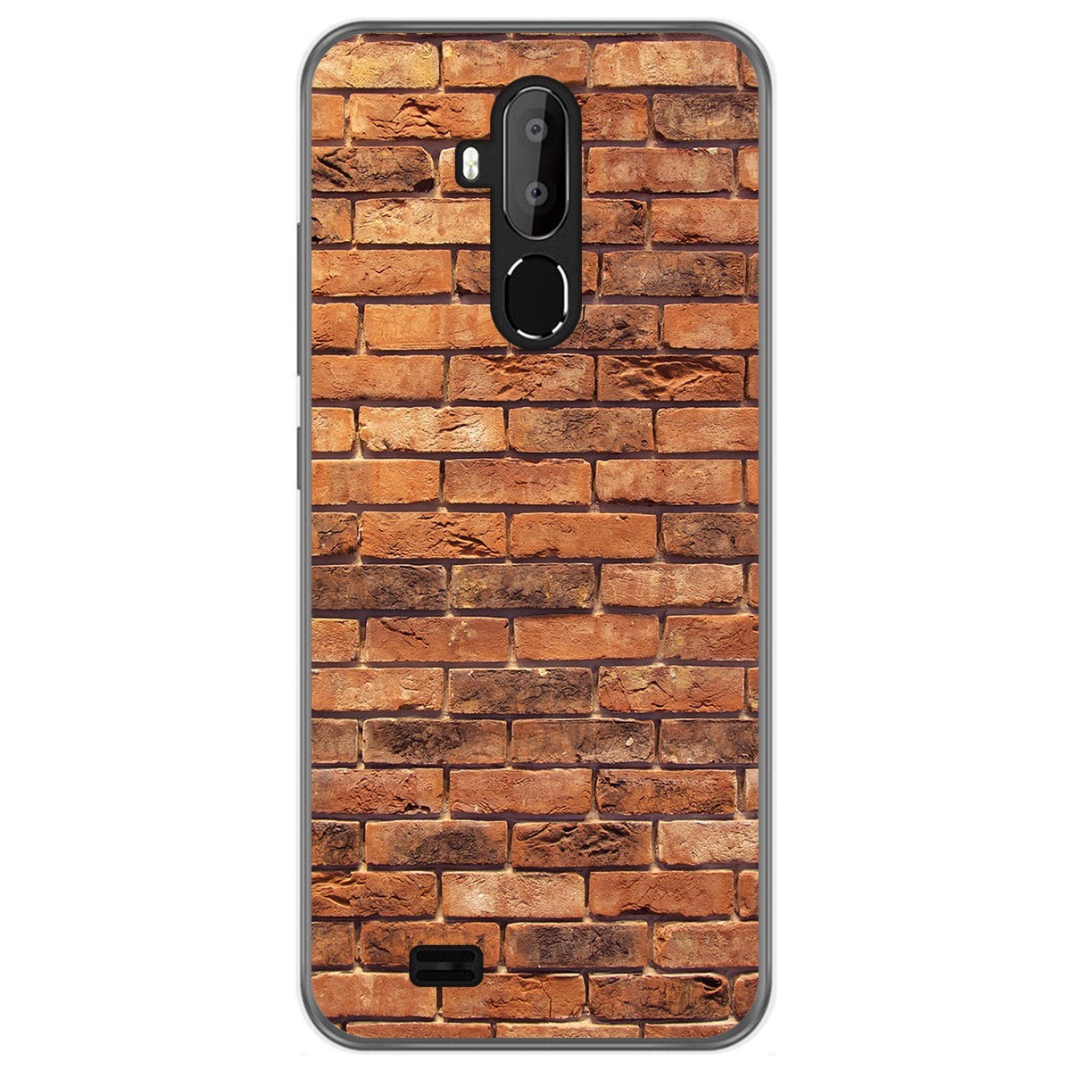 Funda Gel Tpu para Oukitel C12 / C12 Pro diseño Ladrillo 04 Dibujos
