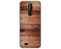 Funda Gel Tpu para Oukitel C12 / C12 Pro diseño Madera 02 Dibujos
