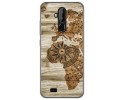 Funda Gel Tpu para Oukitel C12 / C12 Pro diseño Madera 07 Dibujos