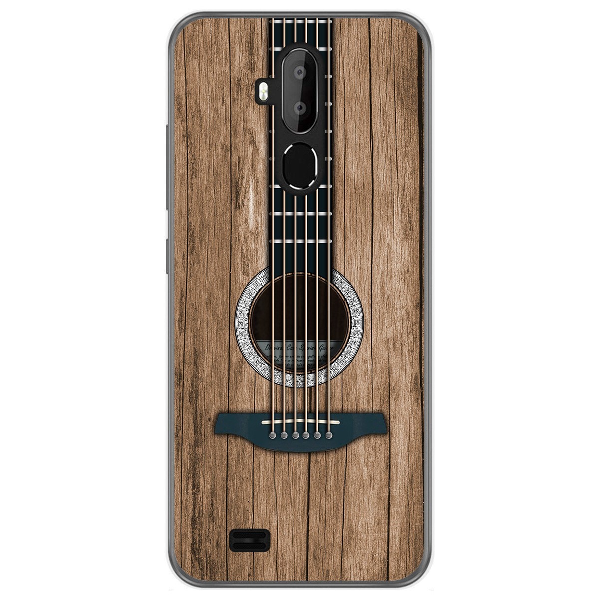 Funda Gel Tpu para Oukitel C12 / C12 Pro diseño Madera 11 Dibujos