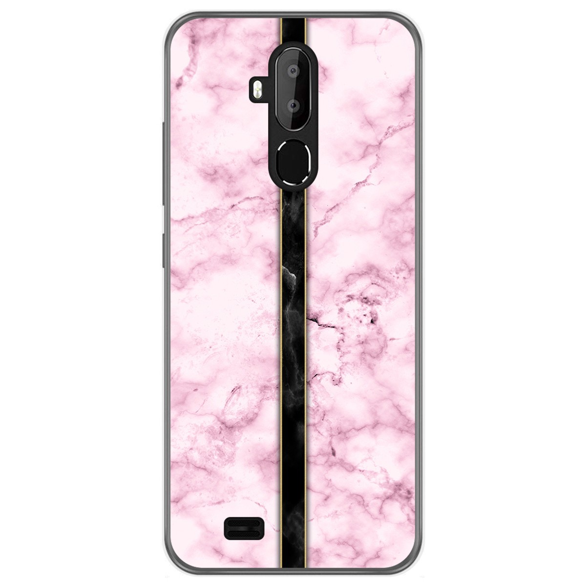 Funda Gel Tpu para Oukitel C12 / C12 Pro diseño Mármol 04 Dibujos