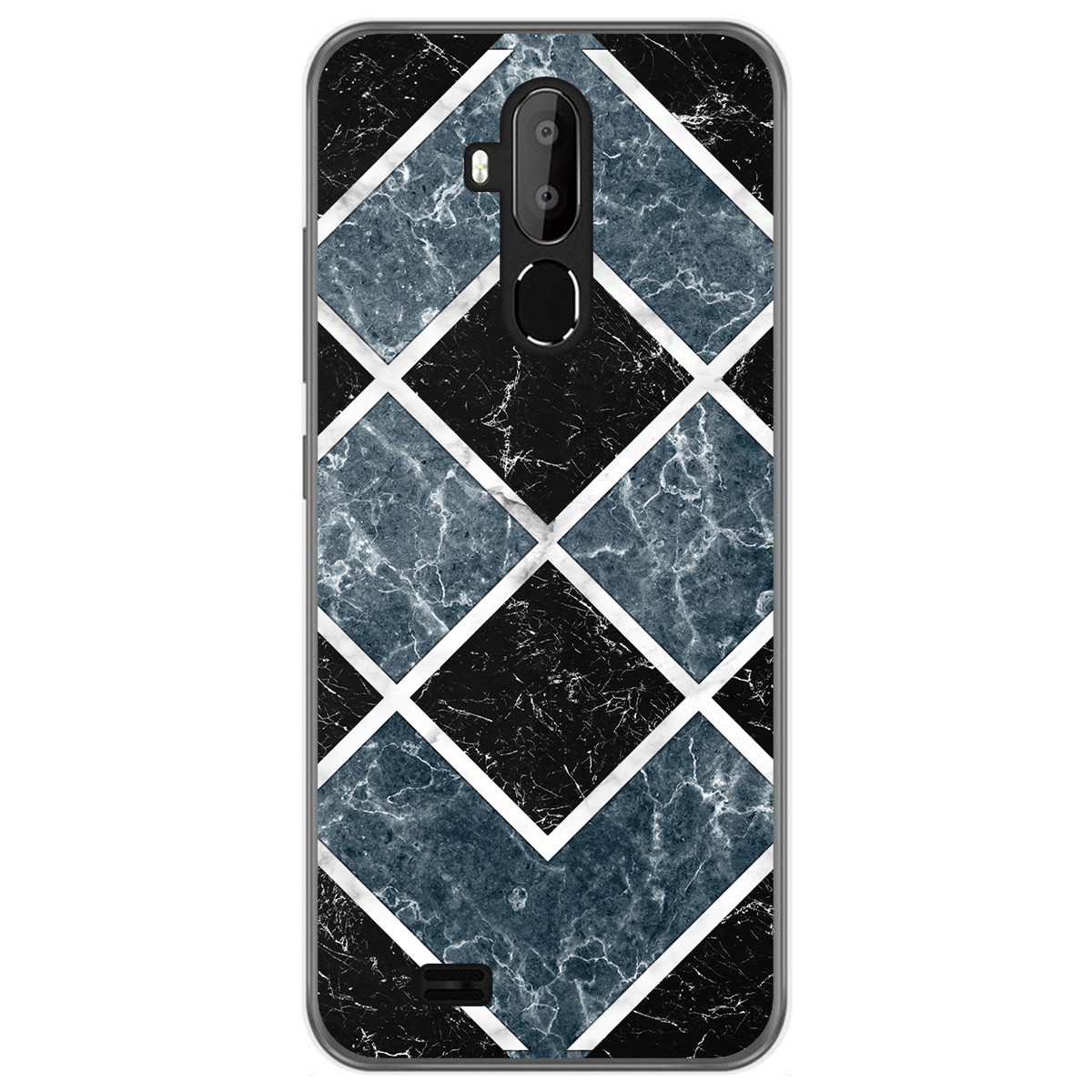 Funda Gel Tpu para Oukitel C12 / C12 Pro diseño Mármol 06 Dibujos