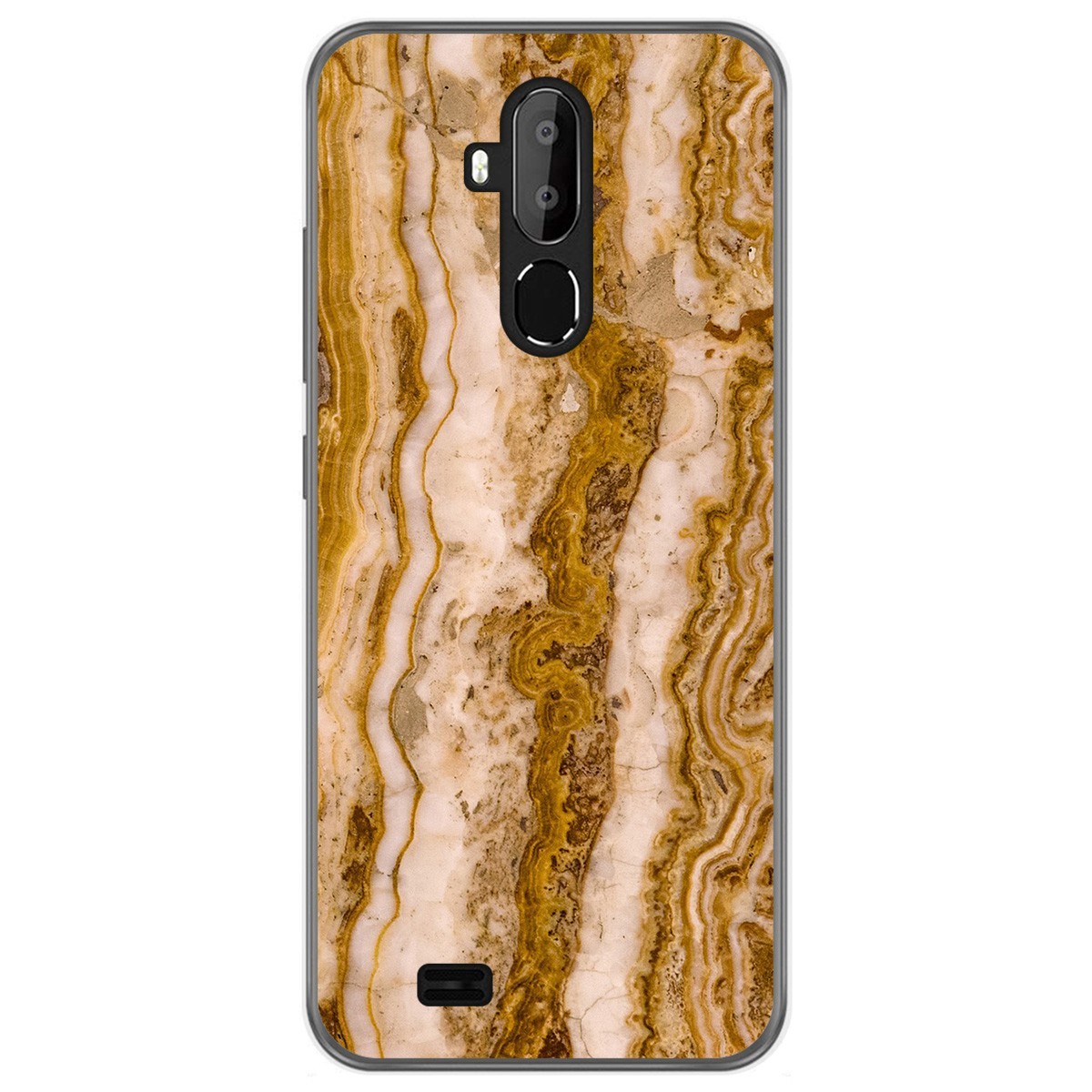 Funda Gel Tpu para Oukitel C12 / C12 Pro diseño Mármol 10 Dibujos