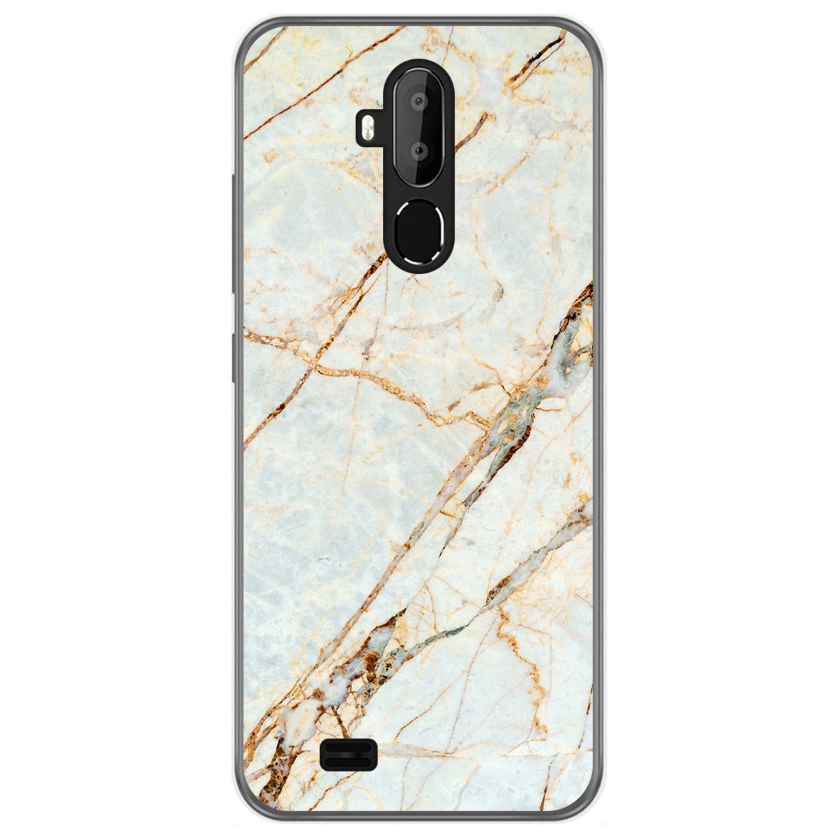 Funda Gel Tpu para Oukitel C12 / C12 Pro diseño Mármol 13 Dibujos