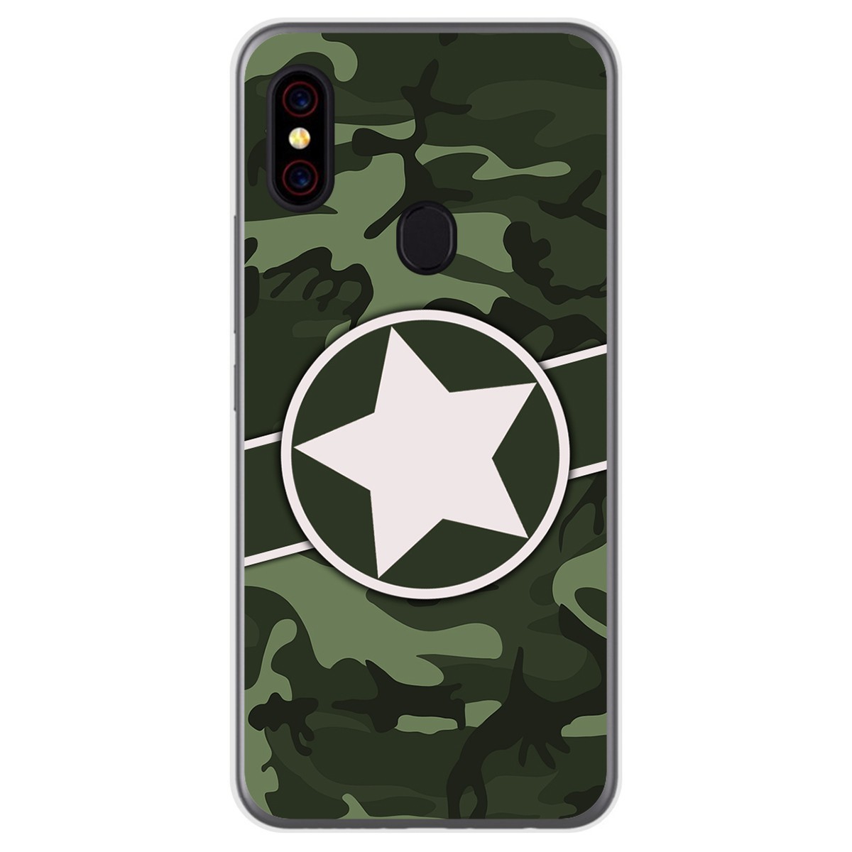 Funda Gel Tpu para UmiDigi F1 diseño Camuflaje 01 Dibujos