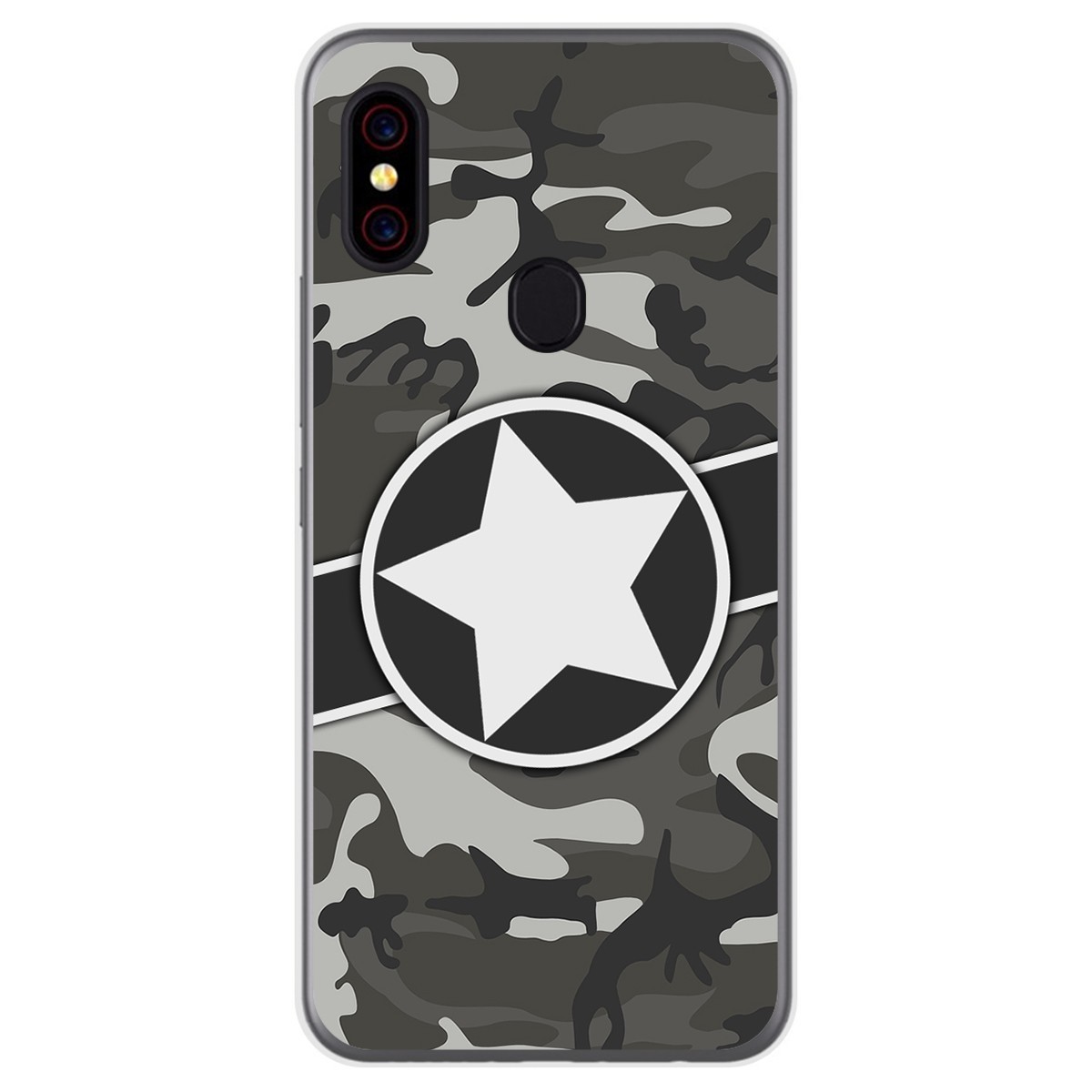 Funda Gel Tpu para UmiDigi F1 diseño Camuflaje 02 Dibujos