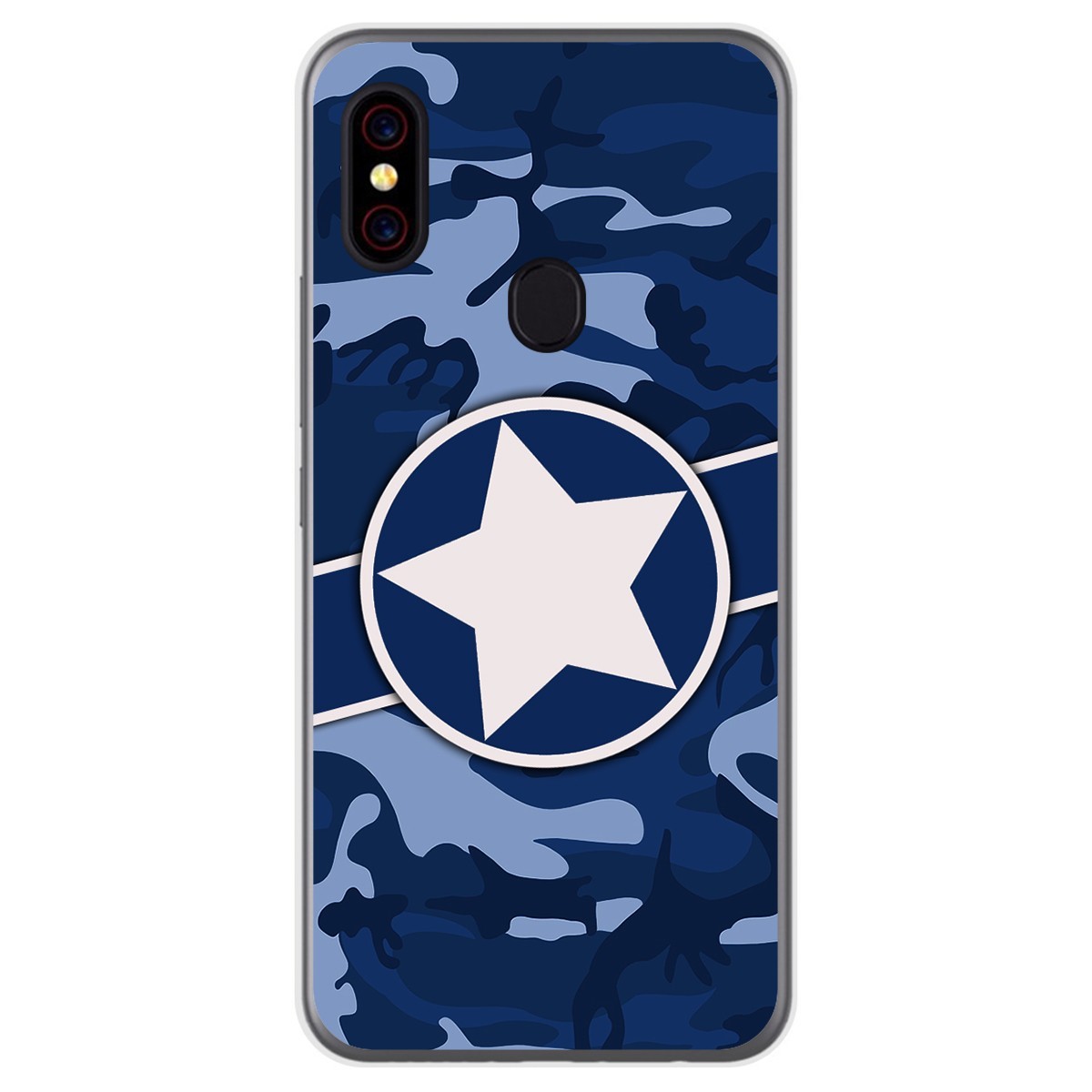 Funda Gel Tpu para UmiDigi F1 diseño Camuflaje 03 Dibujos