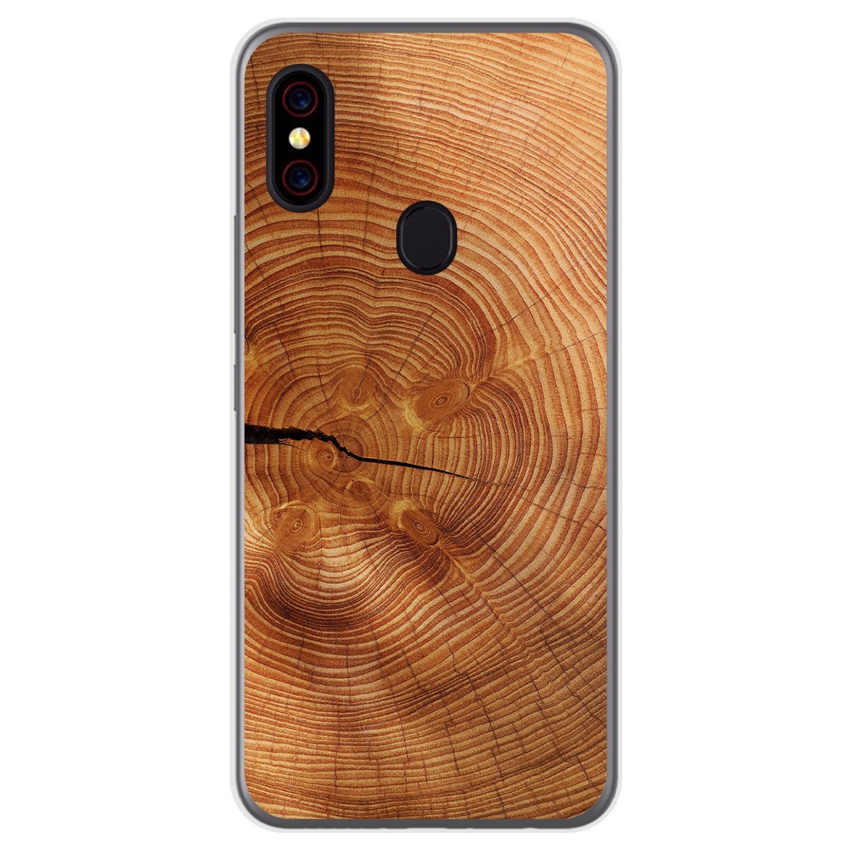 Funda Gel Tpu para UmiDigi F1 diseño Madera 04 Dibujos