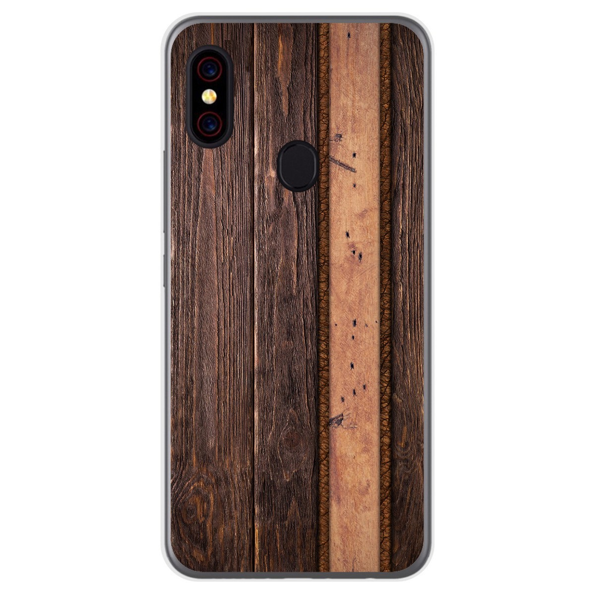 Funda Gel Tpu para UmiDigi F1 diseño Madera 05 Dibujos