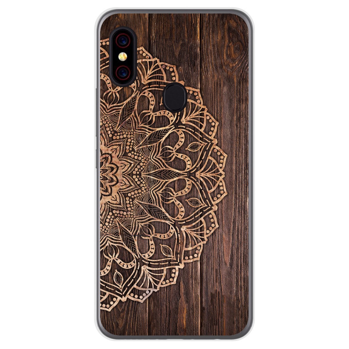 Funda Gel Tpu para UmiDigi F1 diseño Madera 06 Dibujos