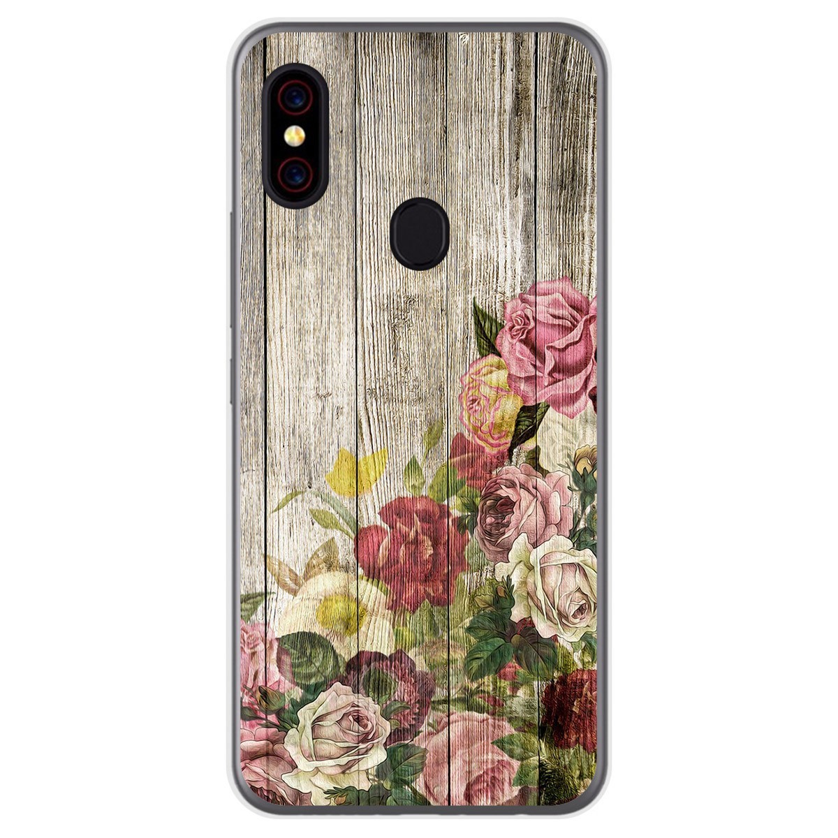 Funda Gel Tpu para UmiDigi F1 diseño Madera 08 Dibujos