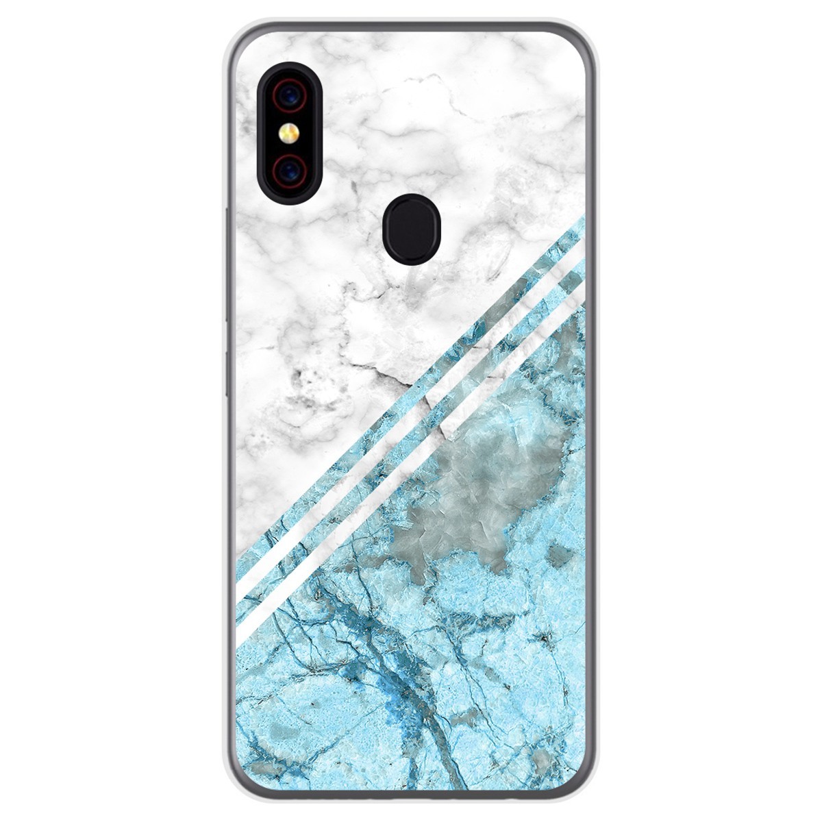 Funda Gel Tpu para UmiDigi F1 diseño Mármol 02 Dibujos
