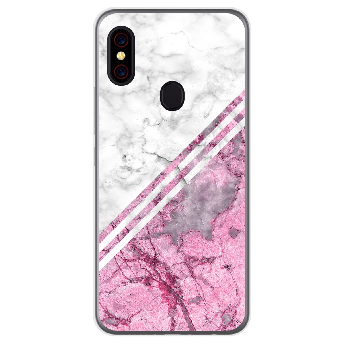 Funda Gel Tpu para UmiDigi F1 diseño Mármol 03 Dibujos