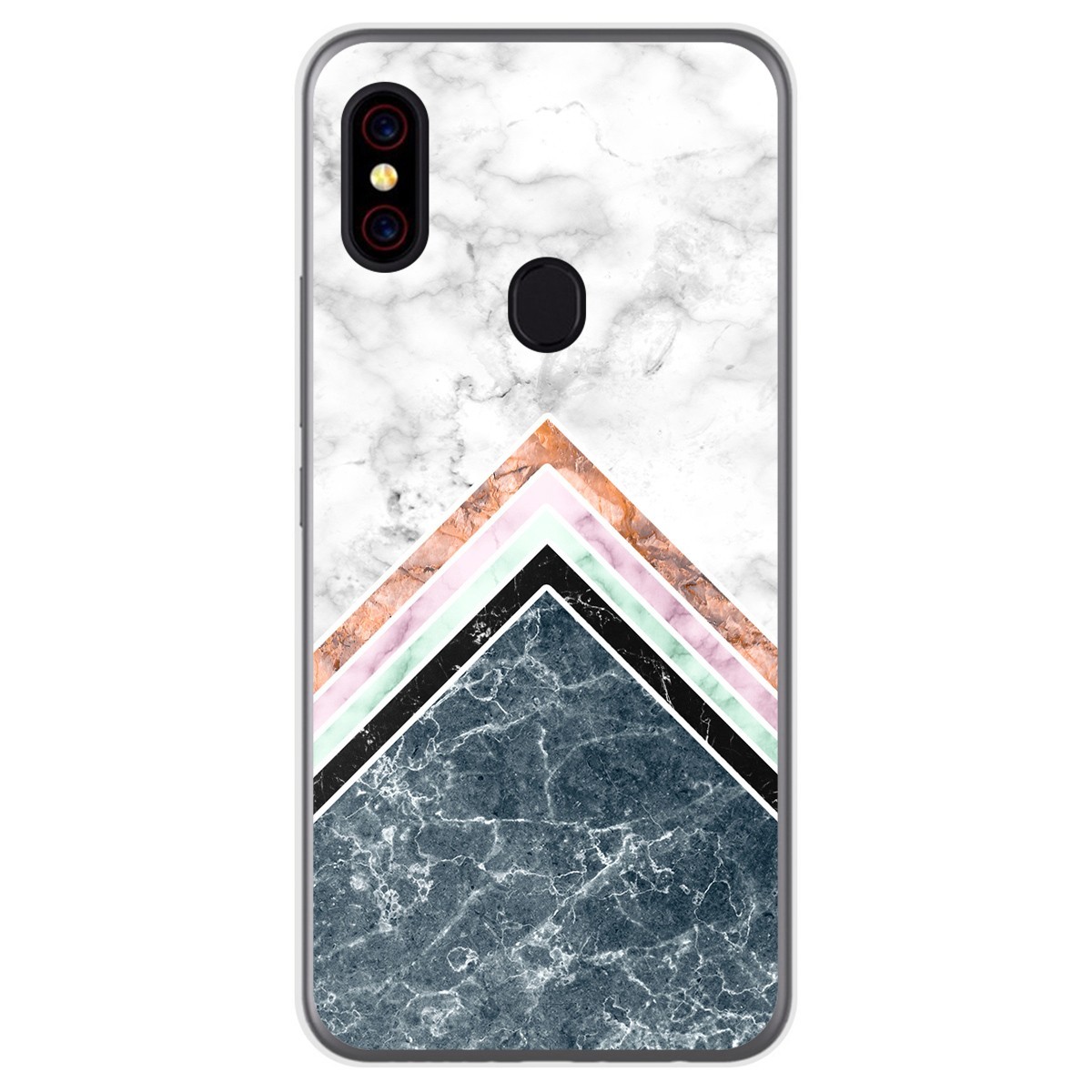 Funda Gel Tpu para UmiDigi F1 diseño Mármol 05 Dibujos