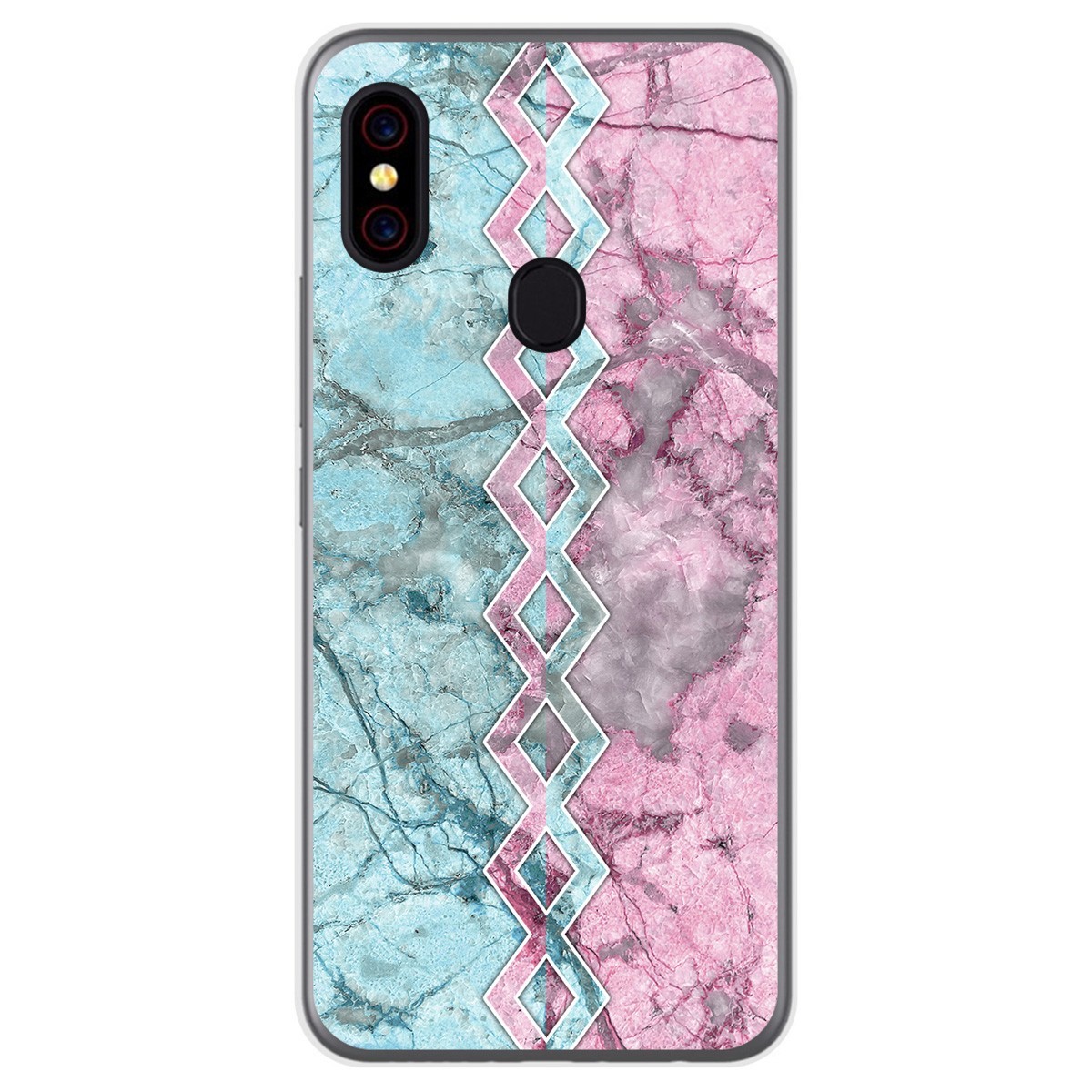 Funda Gel Tpu para UmiDigi F1 diseño Mármol 08 Dibujos