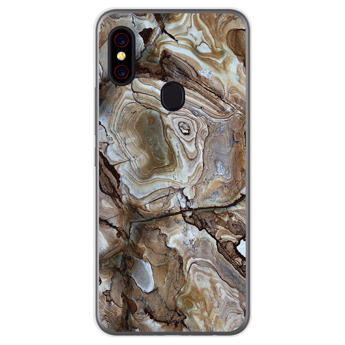 Funda Gel Tpu para UmiDigi F1 diseño Mármol 14 Dibujos