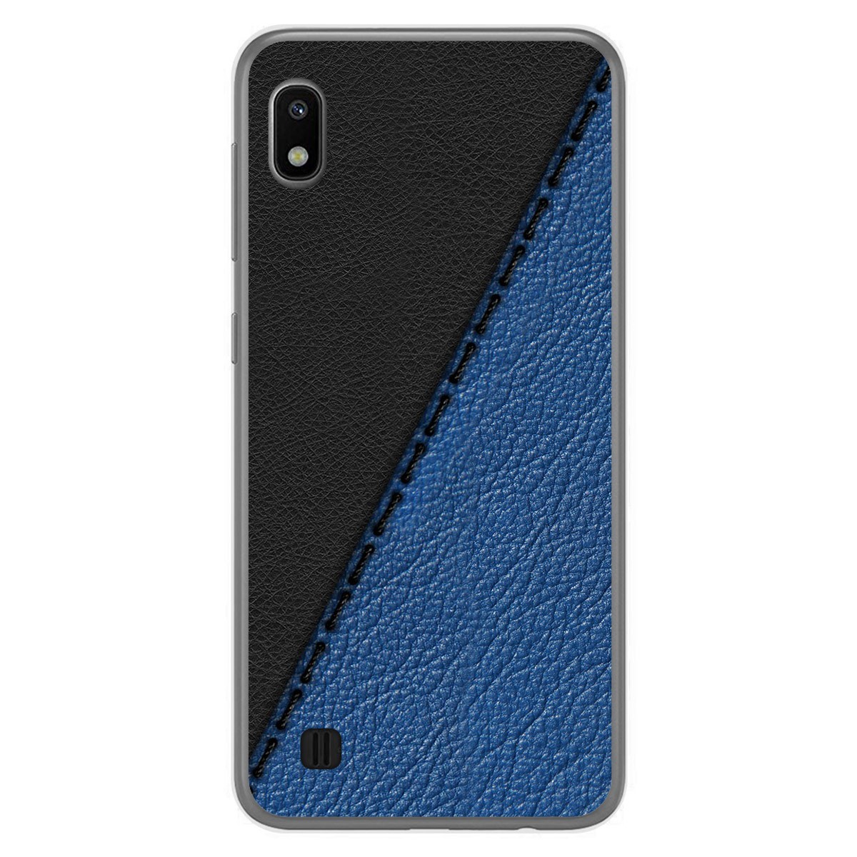 Funda Gel Tpu para Samsung Galaxy A10 diseño Cuero 02 Dibujos