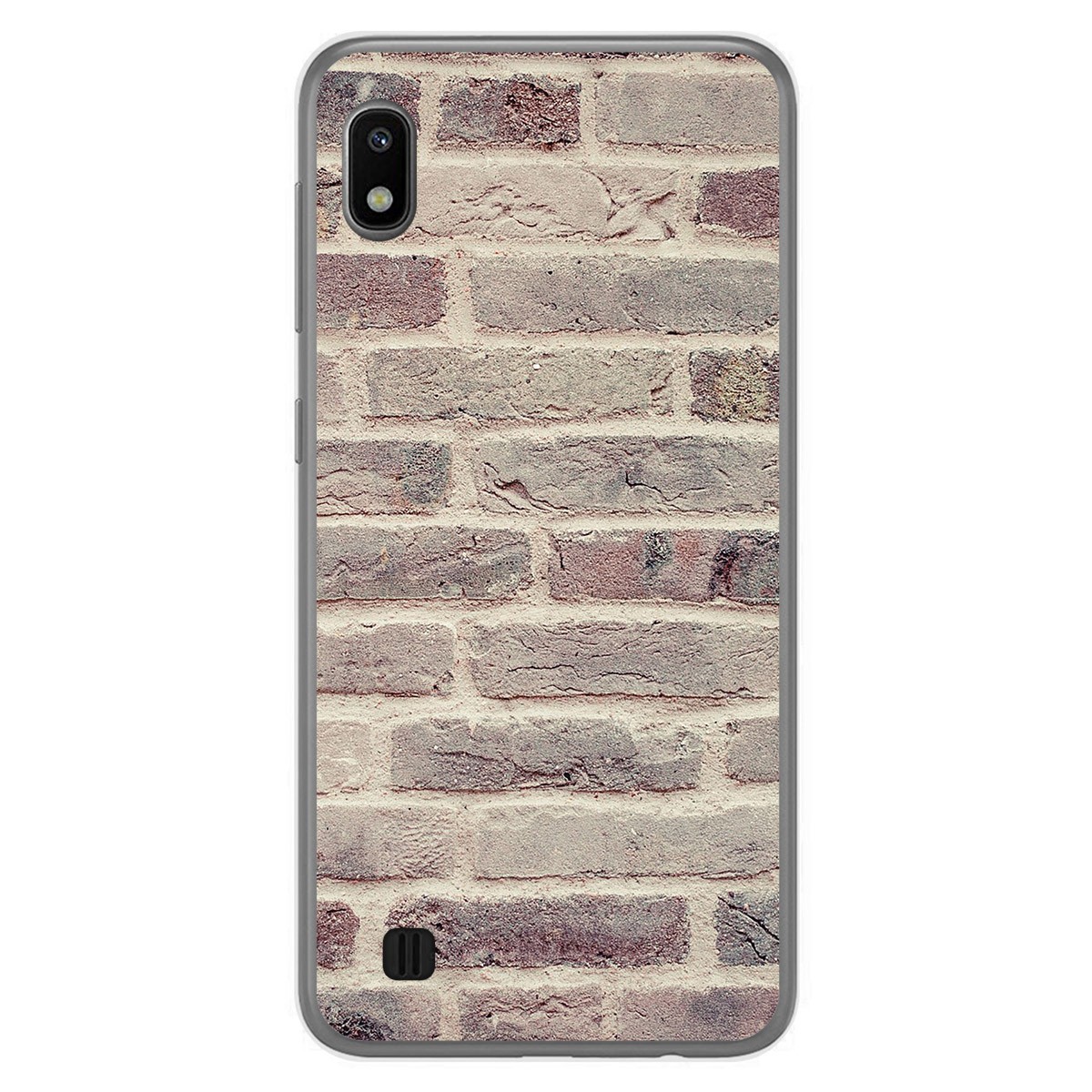 Funda Gel Tpu para Samsung Galaxy A10 diseño Ladrillo 01 Dibujos