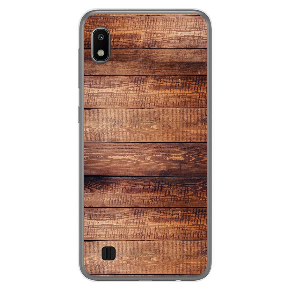 Funda Gel Tpu para Samsung Galaxy A10 diseño Madera 02 Dibujos
