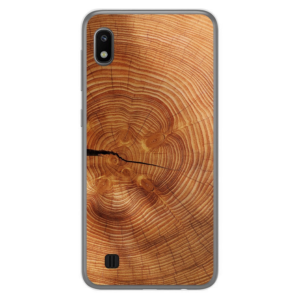 Funda Gel Tpu para Samsung Galaxy A10 diseño Madera 04 Dibujos