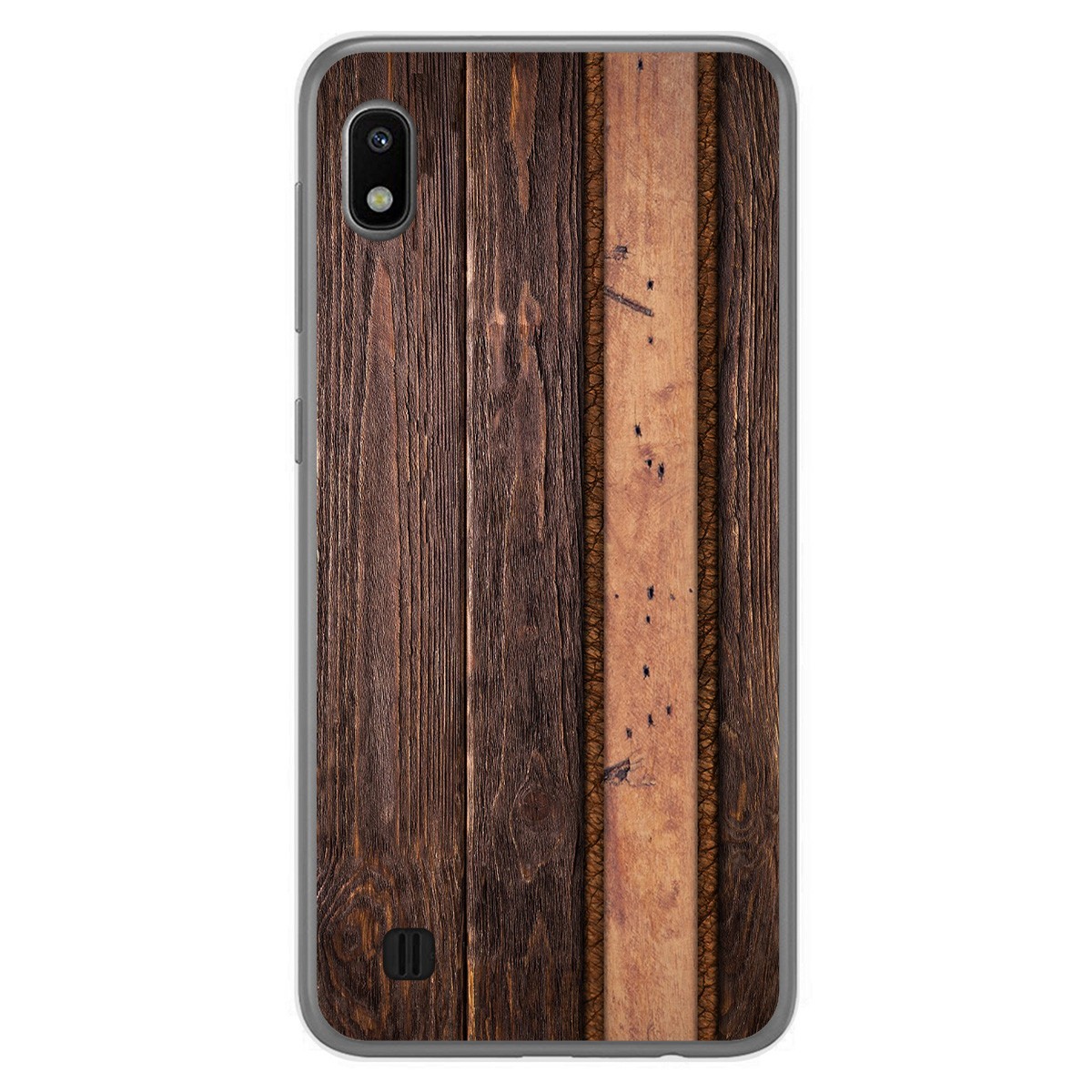 Funda Gel Tpu para Samsung Galaxy A10 diseño Madera 05 Dibujos