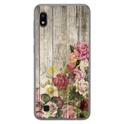Funda Gel Tpu para Samsung Galaxy A10 diseño Madera 08 Dibujos