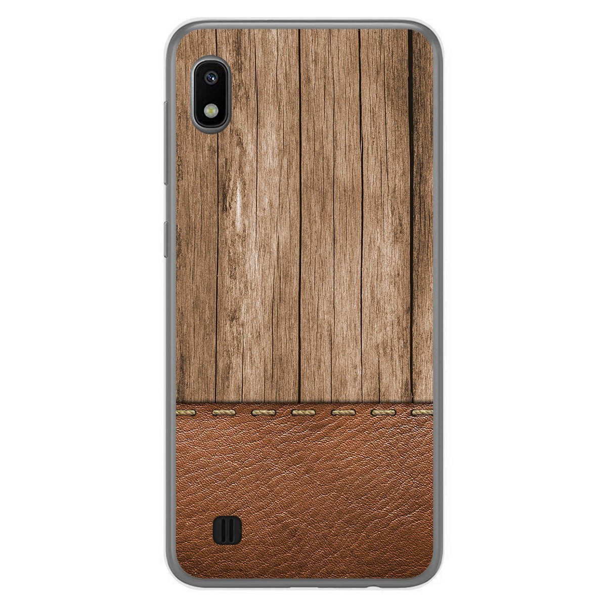 Funda Gel Tpu para Samsung Galaxy A10 diseño Madera 09 Dibujos