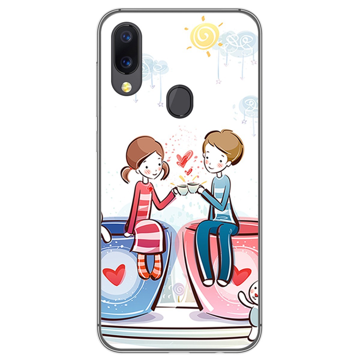 Funda Gel Tpu para UmiDigi A3 / A3 Pro diseño Café Dibujos