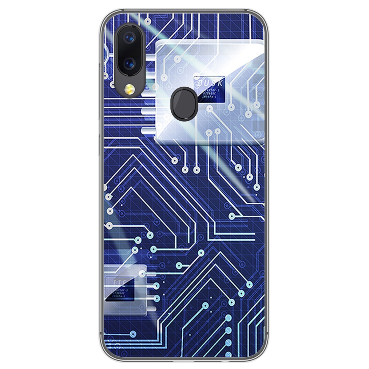 Funda Gel Tpu para UmiDigi A3 / A3 Pro diseño Circuito Dibujos
