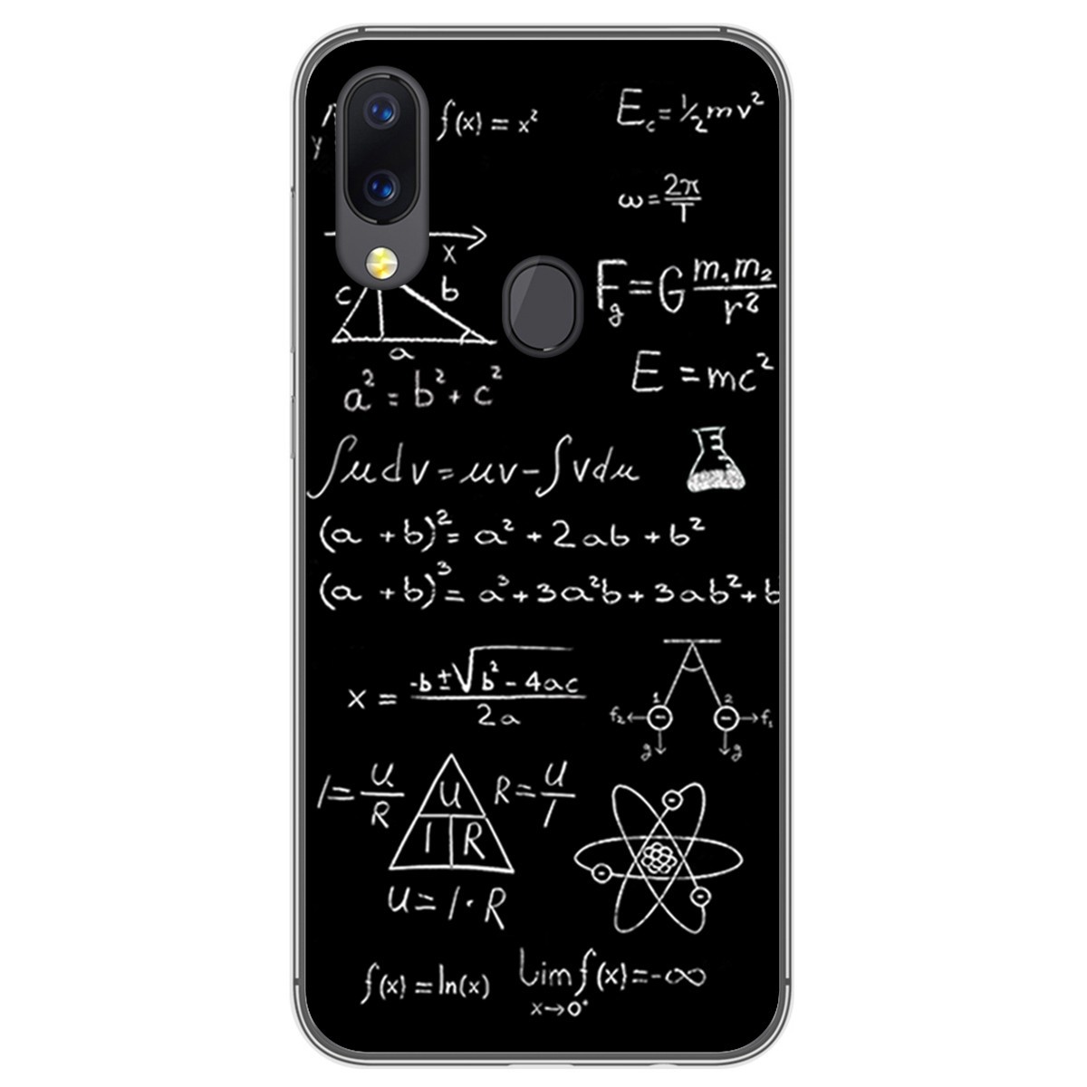 Funda Gel Tpu para UmiDigi A3 / A3 Pro diseño Formulas Dibujos