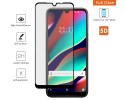 Protector Cristal Templado Completo 5D Full Glue Negro para Wiko View3 Pro