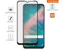 Protector Cristal Templado Completo 5D Full Glue Negro para Zte Blade V10 Vidrio