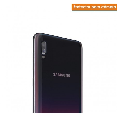 Protector Cristal Templado Cámara Trasera para Samsung Galaxy A40 Vidrio