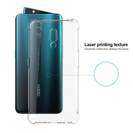 Funda Gel Tpu Anti-Shock Transparente para Oppo Reno