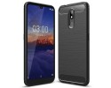 Funda Gel Tpu Tipo Carbon Negra para Nokia 3.2