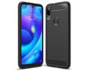 Funda Gel Tpu Tipo Carbon Negra para Xiaomi Mi Play