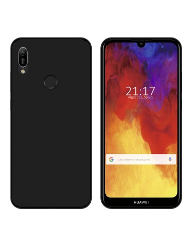 Funda Gel Tpu para Huawei Y6 2019 / Y6s 2019 Color Negra