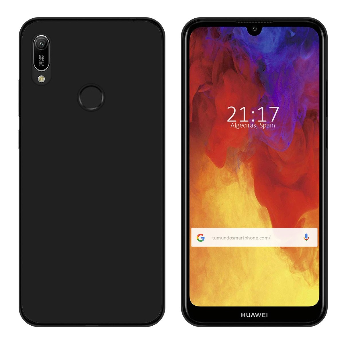 Funda Gel Tpu para Huawei Y6 2019 / Y6s 2019 Color Negra