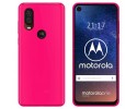 Funda Gel Tpu para Motorola One Vision Color Rosa