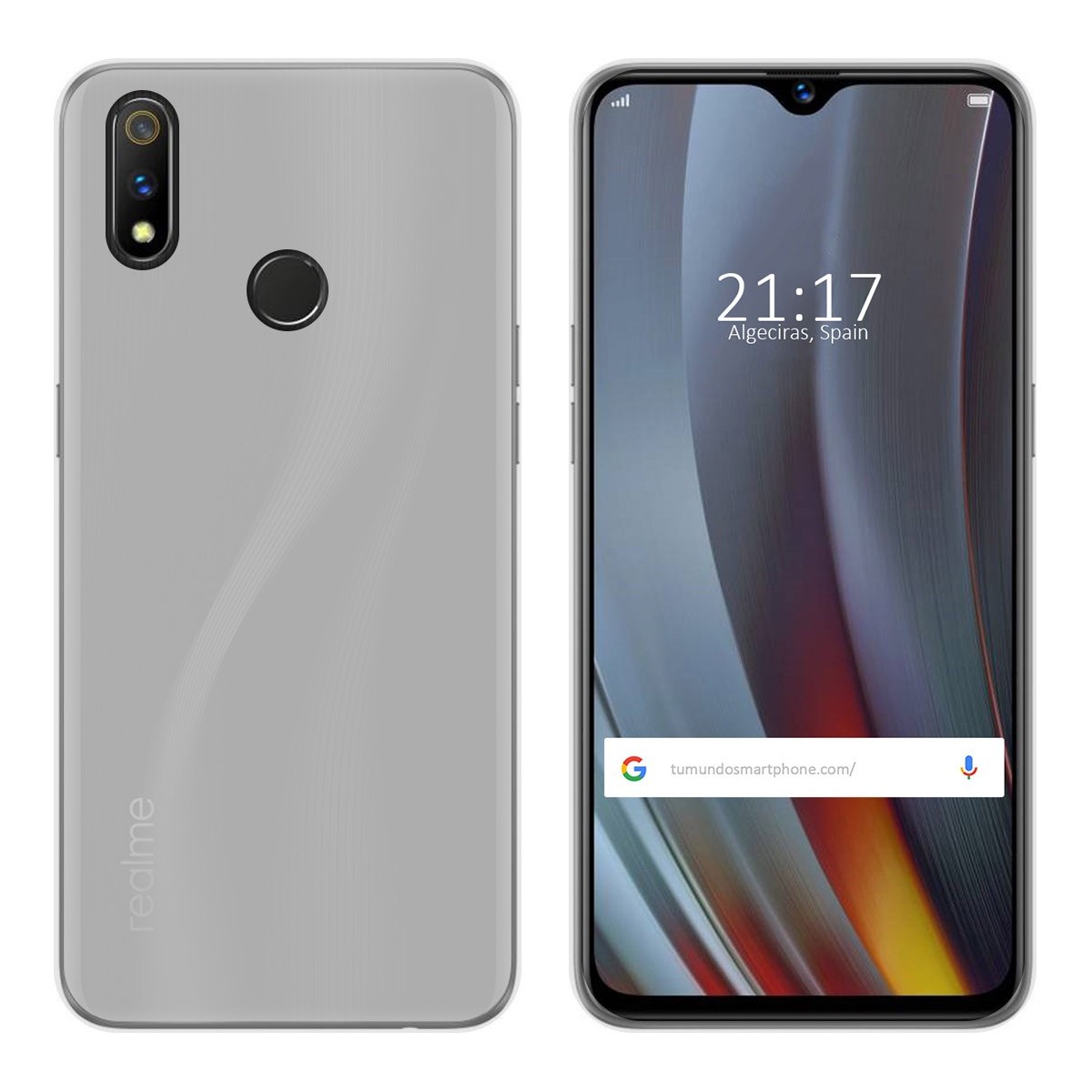 Funda Gel Tpu para Realme 3 Pro Color Transparente