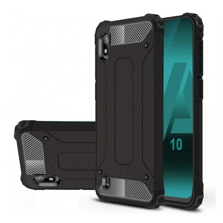 Funda Tipo Hybrid Tough Armor (Pc+Tpu) Negra para Samsung Galaxy A10