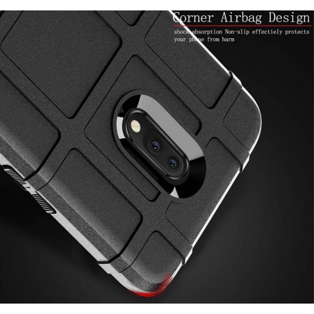 Funda Armor Rugged Shield Antigolpes para Oneplus 7 color Negra