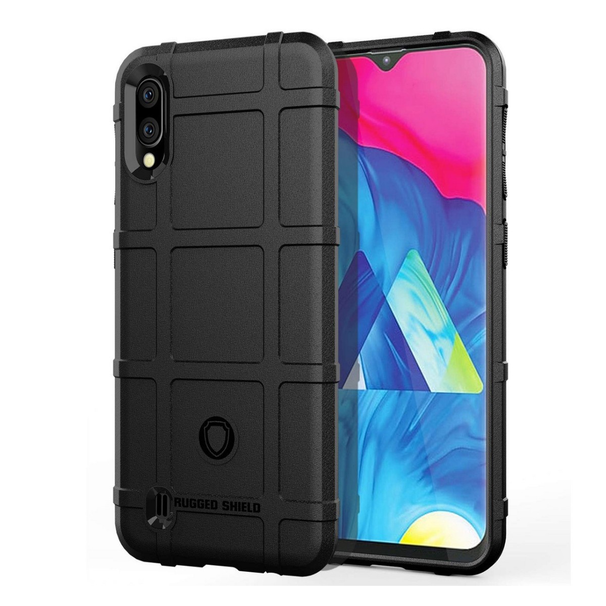 Funda Armor Rugged Shield Antigolpes para Samsung Galaxy A10 color Negra