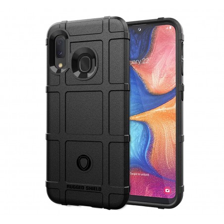 Funda Armor Rugged Shield Antigolpes para Samsung Galaxy A20e 5.8 color Negra