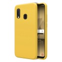 Funda Silicona Líquida Ultra Suave para Samsung Galaxy A20e 5.8 color Amarilla