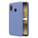 Funda Silicona Líquida Ultra Suave para Samsung Galaxy A20e color Azul Celeste